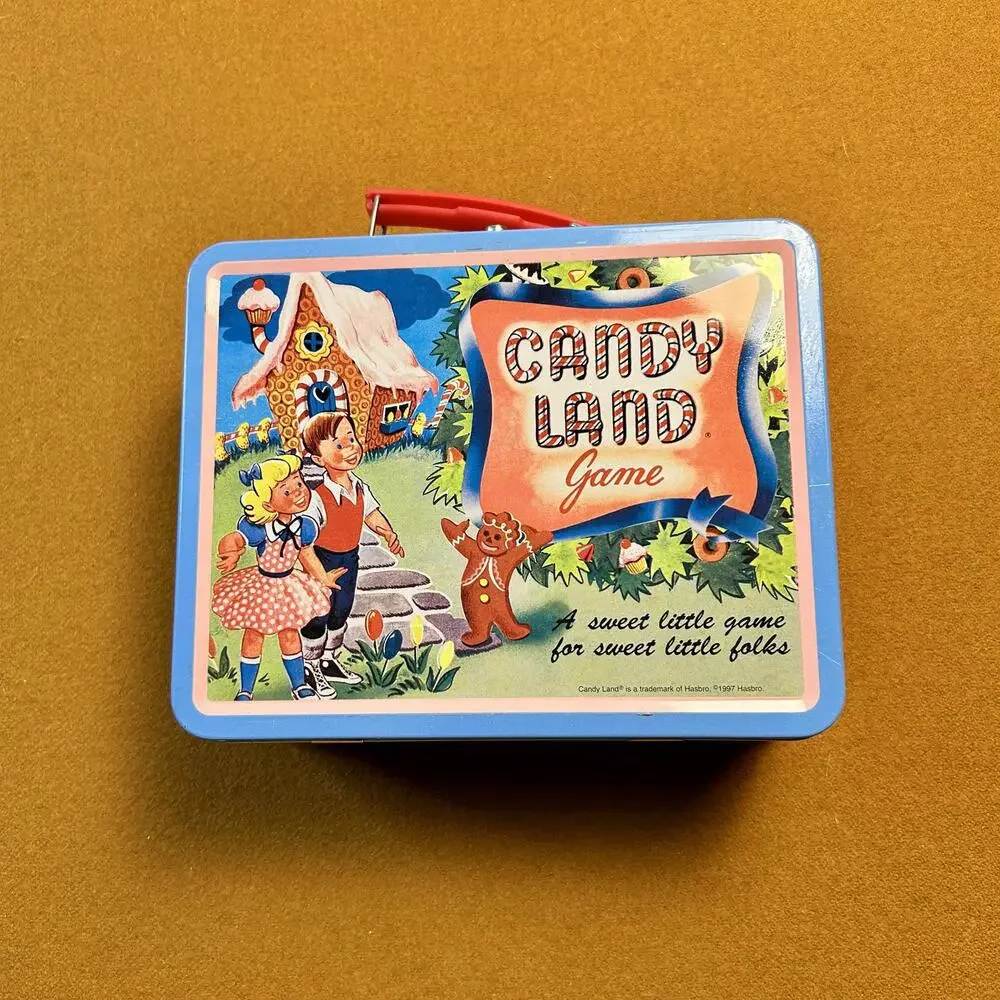 Vintage Candy‎ Land Tin Lunch Box(1997) - Classic 1967 Artwork